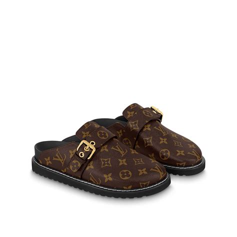 louis vuitton comfort clogs|louis vuitton monogram sliders.